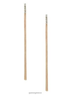 GUESS γυναίκες σκουλαρίκια κρόσσια ροζ χρυσός αξεσουάρ J46DJ3929