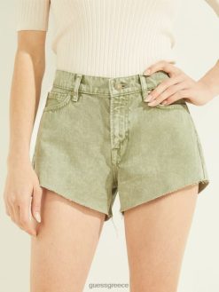 GUESS γυναίκες σορτς manila καταπράσινο ενδύματα J46DJ272