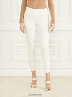 GUESS γυναίκες στενό παντελόνι olivia μακαντάμια ενδύματα J46DJ2111