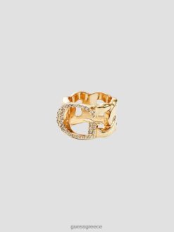 GUESS γυναίκες στρας g δαχτυλίδι χρυσός αξεσουάρ J46DJ3903