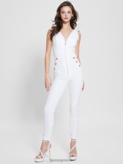 GUESS γυναίκες τζιν φόρμα eco reina καθαρό λευκό ενδύματα J46DJ353