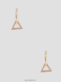 GUESS γυναίκες τρίγωνα σκουλαρίκια κρίκοι χρυσός αξεσουάρ J46DJ3871