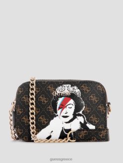 GUESS γυναίκες Τσάντα κάμερας με λογότυπο queen quattro g πλύσιμο bleu/la bamba σακούλες J46DJ2894