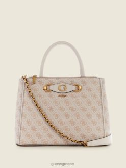 GUESS γυναίκες τσάντα κατάστασης λογότυπου izzy ατσάλι σακούλες J46DJ2839