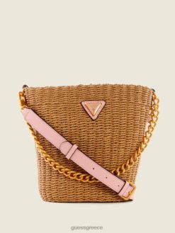 GUESS γυναίκες τσάντα κουβά λιλίκα μέτριο πορτοκαλί σακούλες J46DJ3108