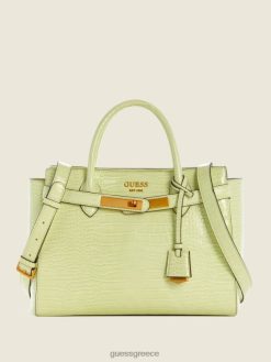 GUESS γυναίκες τσάντα υψηλής κοινωνίας enisa ανοιχτό χρυσό σακούλες J46DJ3306