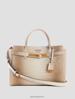 GUESS γυναίκες τσάντα υψηλής κοινωνίας enisa άσπρο σακούλες J46DJ2871