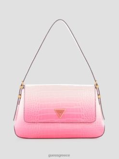GUESS γυναίκες Τσάντα ώμου desideria ombre croc όμπρε καρπούζι σακούλες J46DJ3026