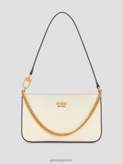 GUESS γυναίκες Τσάντα ώμου mini lizard katey άσπρο σακούλες J46DJ3002