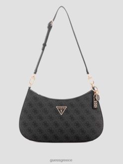 GUESS γυναίκες τσάντα ώμου noelle quattro g πλύση σύννεφων σακούλες J46DJ3037