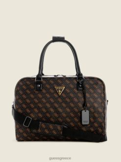 GUESS γυναίκες τσάντα duffle hemingway καφέ τσάντες J46DJ3215