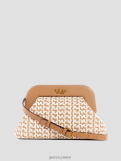 GUESS γυναίκες υφαντό πλαίσιο συμπλέκτη abey gris/cloud gray wash σακούλες J46DJ3318