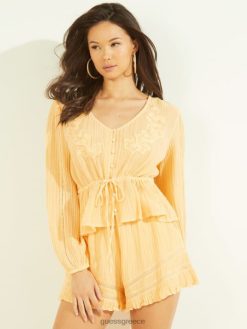 GUESS γυναίκες φακός επάνω βούτυρο καλαμπόκι πολυ ενδύματα J46DJ1650