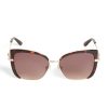 GUESS γυναίκες φιμέ γυαλιά ηλίου cat-eye σκοτεινή αβάνα/gradient brn αξεσουάρ J46DJ3755