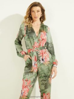 GUESS γυναίκες φορμάκι eco stefania λουλουδάτο στάμπα της Χαβάης ενδύματα J46DJ1564