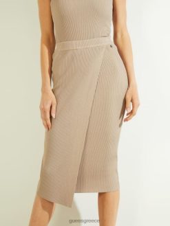 GUESS γυναίκες φούστα yvette πουλόβερ καλοκαιρινός πηλός ενδύματα J46DJ2449
