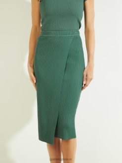 GUESS γυναίκες φούστα yvette πουλόβερ jeweled teal multi ενδύματα J46DJ2446