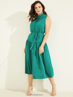 GUESS γυναίκες φόρεμα μπρίσα βιολετί γαλαζοπράσινο ενδύματα J46DJ897