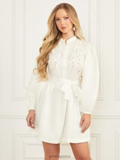 GUESS γυναίκες φόρεμα eco paradiso χλωμό μαργαριτάρι ενδύματα J46DJ609