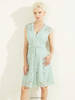 GUESS γυναίκες φόρεμα mykonos φοίνικα αλόης ενδύματα J46DJ630