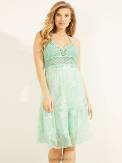 GUESS γυναίκες φόρεμα tulia υδάτινο αεράκι ενδύματα J46DJ654