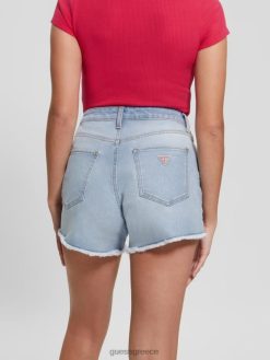 GUESS γυναίκες χαλαρό μίντι σορτς μπλε μήνα του μέλιτος ενδύματα J46DJ133