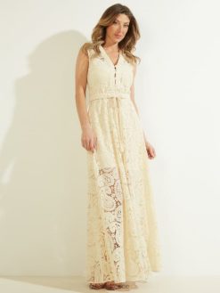 GUESS γυναίκες creta φόρεμα μαργαριταρένιο στρείδι ενδύματα J46DJ879