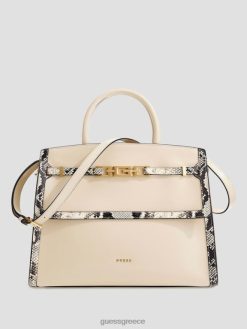 GUESS γυναίκες Cristina μεσαία δερμάτινη τσάντα πολυ σακούλες J46DJ2849