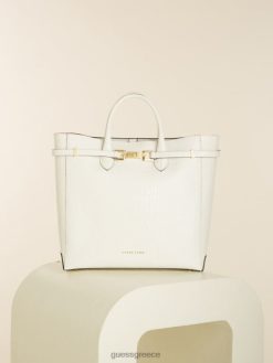 GUESS γυναίκες Cristina croc δερμάτινη tote ελεφαντόδοντο σακούλες J46DJ3082