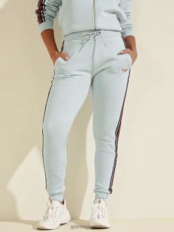 GUESS γυναίκες eco abigal stripe joggers ορίζοντα γαλάζιο ενδύματα J46DJ2503