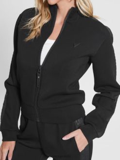 GUESS γυναίκες eco allie φούτερ scuba μαύρος ενδύματα J46DJ1755