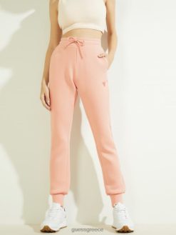 GUESS γυναίκες eco allie scuba cuff παντελόνι τριαντάφυλλο ευδαιμονία ενδύματα J46DJ2335