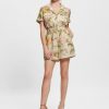 GUESS γυναίκες eco cindy romper από λινό κειμήλιο ιβίσκου ενδύματα J46DJ561