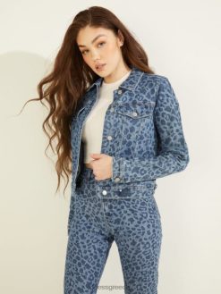 GUESS γυναίκες eco doria τζιν μπουφάν leo jade ενδύματα J46DJ251