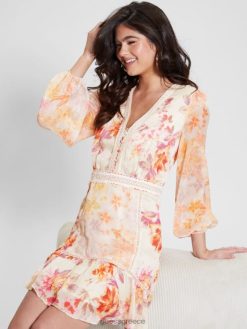 GUESS γυναίκες eco elana φλοράλ φόρεμα ανθίζει η καταλίνα ενδύματα J46DJ355