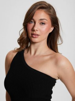 GUESS γυναίκες eco mel οθωμανικό κορμάκι μαύρος ενδύματα J46DJ990