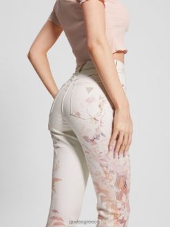 GUESS γυναίκες eco pop '70s τζιν με floral print flare αρμονία w ενδύματα J46DJ86