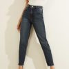 GUESS γυναίκες eco slim μαμά τζιν ρουβίκωνας σκοτεινός ενδύματα J46DJ204