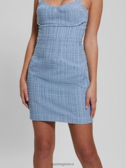 GUESS γυναίκες emma shimmer φούστα τουίντ ουρανού σούρουπο πολυ ενδύματα J46DJ2348