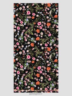 GUESS γυναίκες floral κασκόλ jannessa μάρμαρο μπλουκ/wht αξεσουάρ J46DJ3776