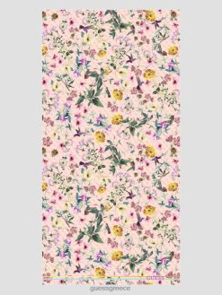 GUESS γυναίκες floral κασκόλ jannessa τριαντάφυλλο πολυ αξεσουάρ J46DJ3774