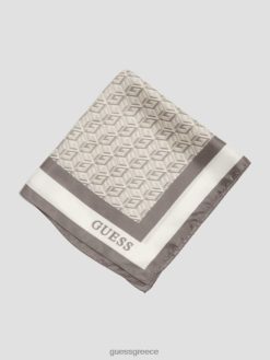 GUESS γυναίκες g κύβο μεταξωτό κασκόλ ατσάλι αξεσουάρ J46DJ3778
