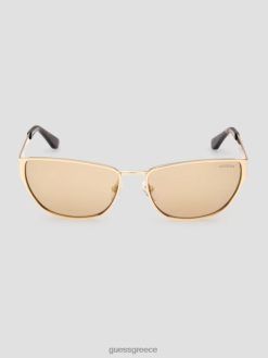 GUESS γυναίκες gia μεταλλικά γυαλιά ηλίου cat-eye χρυσό με αδικοπραξία αξεσουάρ J46DJ3756