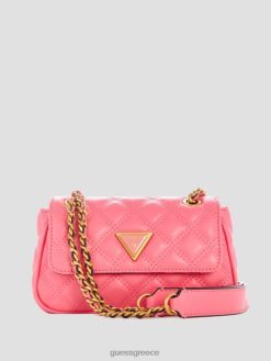 GUESS γυναίκες giully mini cabrio crossbody καρπούζι σακούλες J46DJ2943