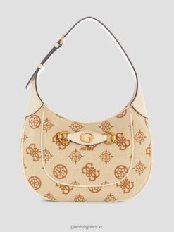 GUESS γυναίκες izzy λογότυπο hobo τσάντα λογότυπο bellini σακούλες J46DJ3025