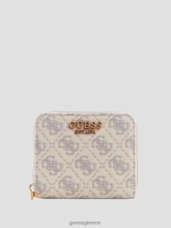 GUESS γυναίκες izzy μικρό πορτοφόλι με φερμουάρ λογότυπο περιστέρι σακούλες J46DJ3135