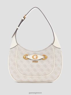 GUESS γυναίκες izzy quattro g hobo bag λογότυπο περιστέρι σακούλες J46DJ2998