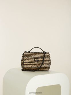 GUESS γυναίκες kimi μικρό μετατρέψιμο χιαστί μαύρο φλοράλ στάμπα σακούλες J46DJ2899