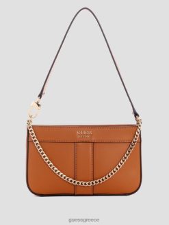 GUESS γυναίκες mini τσάντα ώμου katey κονιάκ σακούλες J46DJ3029