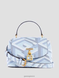 GUESS γυναίκες montreal g cube μίνι χιαστί λογότυπο μπλε του πάγου σακούλες J46DJ2774